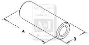 UJD00615    Axle Pivot Pin---Replaces T21669